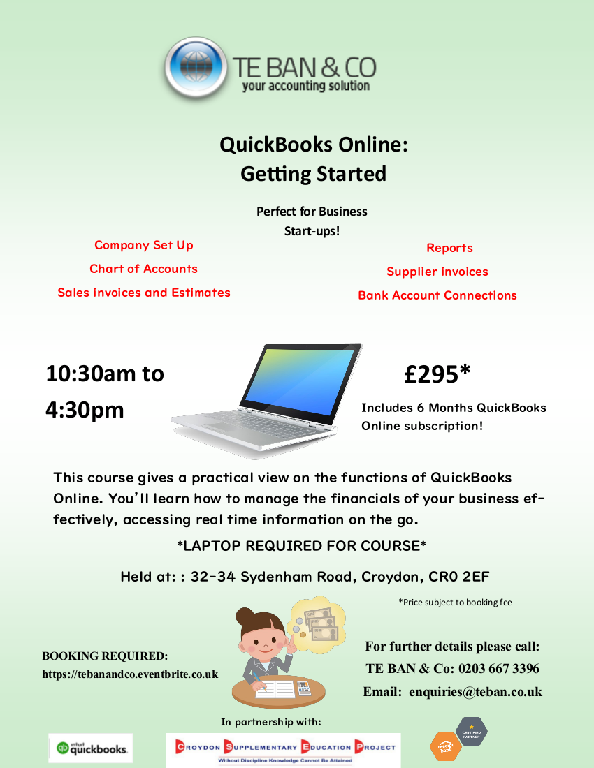 quickbooks online getting started